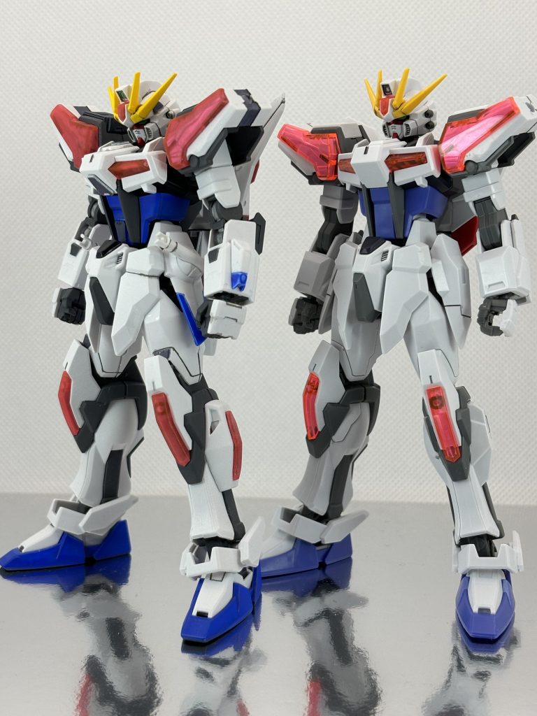 素組みと比較画像加工するのが面倒で並べて撮影してしまったので少し見辛かったなと反省