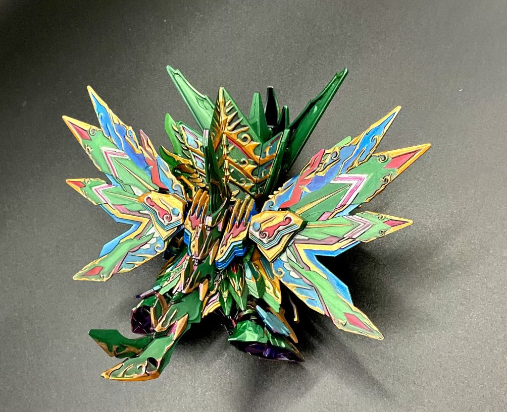 SDガンダムワールドヒーローズ　『ドミナントスペリオルダークネスドラゴン』–3枚目/制作者：TORITORU28