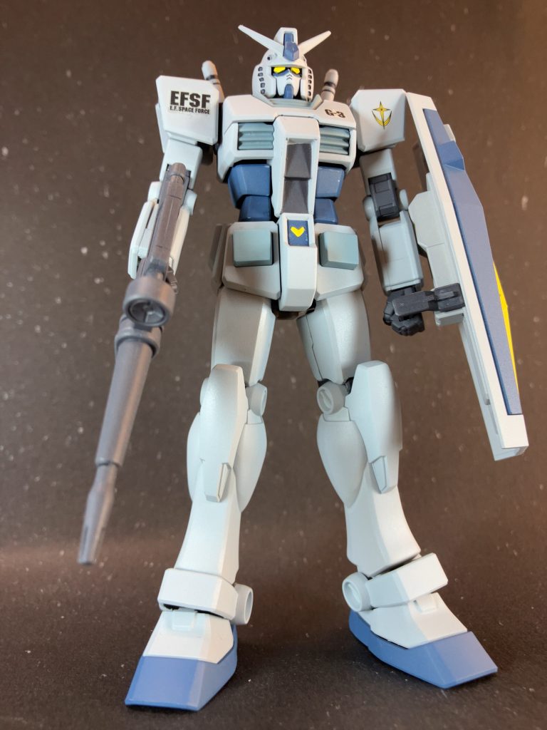 スネの合わせ目ちゃんと消えててよかった…あ、ライフルのスコープ塗り忘れてる💦