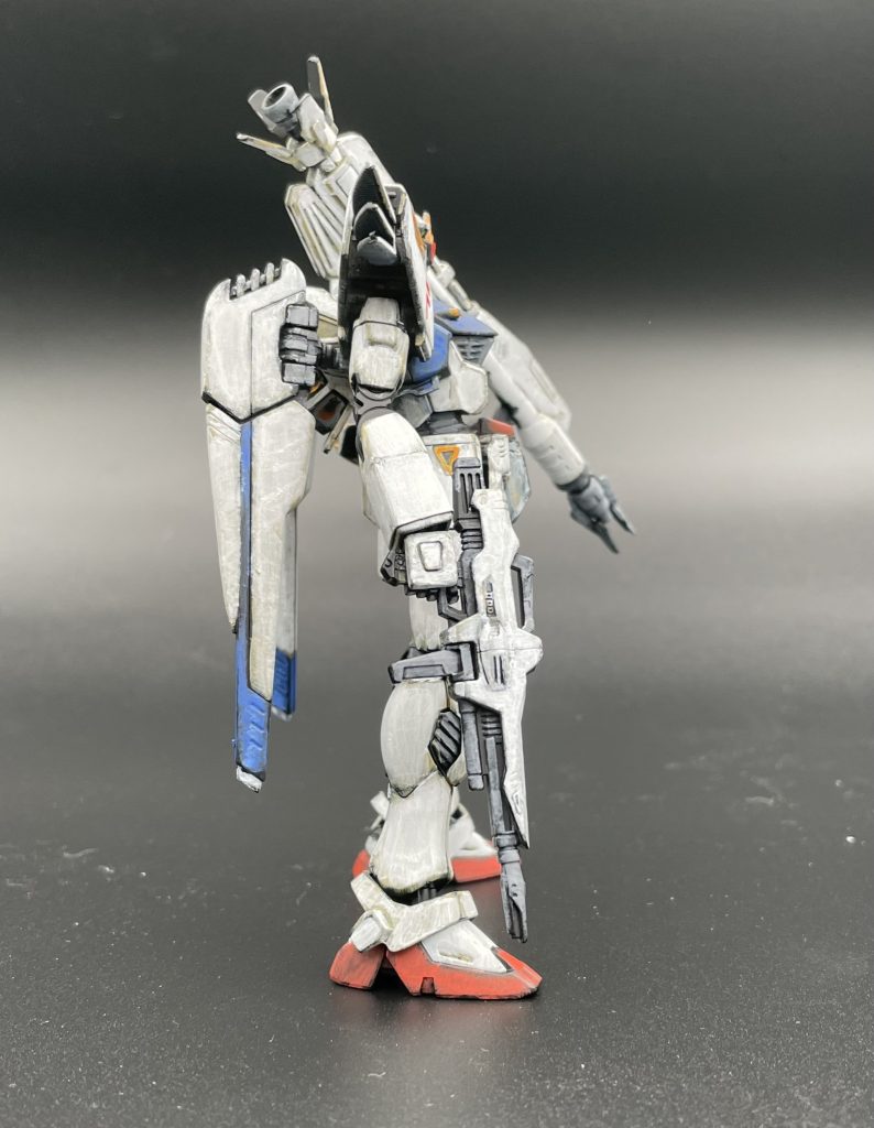 HGUC 筆塗り絵の具全塗装 F91–3枚目/制作者：NbHaruto