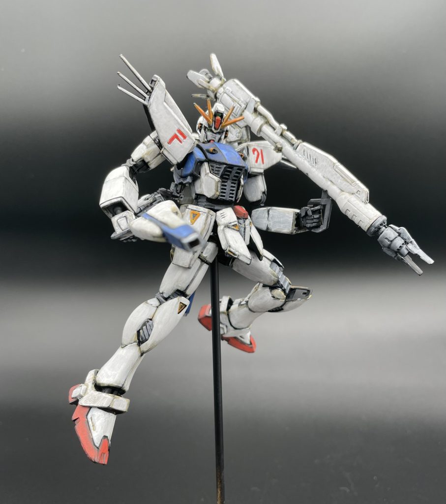 HGUC 筆塗り絵の具全塗装 F91