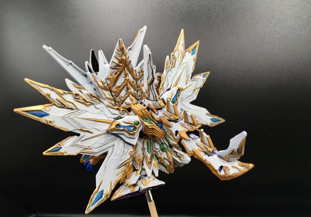 SDガンダムワールドヒーローズ『ドミナントスペリオルダークネスドラゴン』–5枚目/制作者：TORITORU28