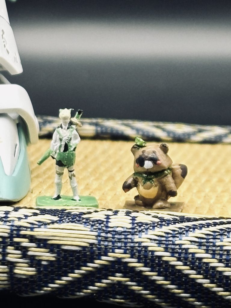 ちゃんとミニいろはちゃんも作りました！ぽこべぇは、パテコネてのフルスクラッチです！ 