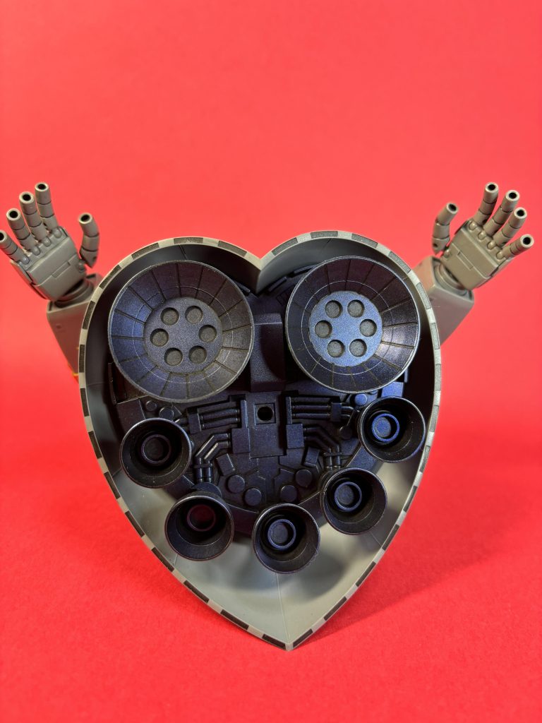 ブラックにパールホワイト吹いてクリアーブルーでトップコートつや消し。