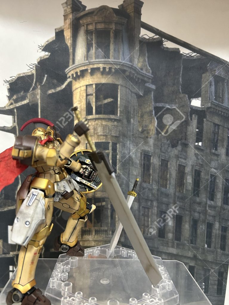 片手剣、大剣はM.S.G ウェポンユニットナイトソード33を塗装しました。