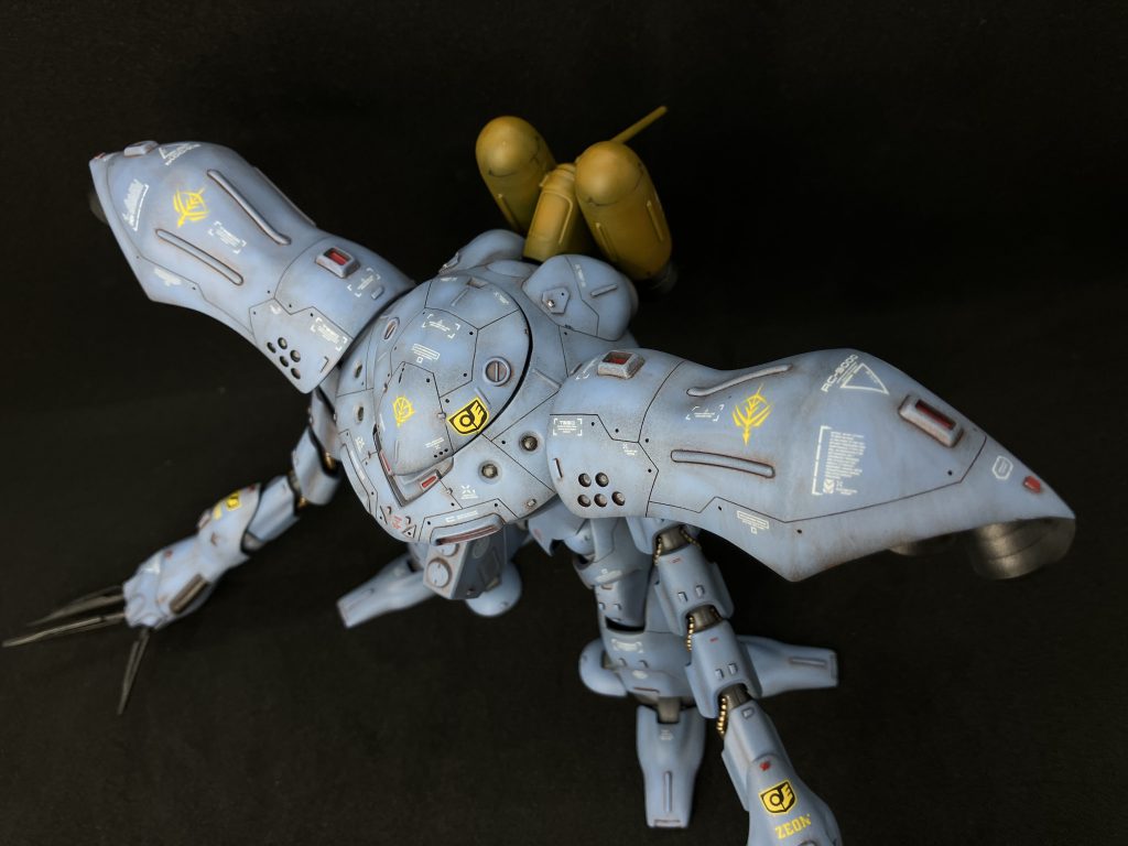 動力パイプはゴールドにしました。