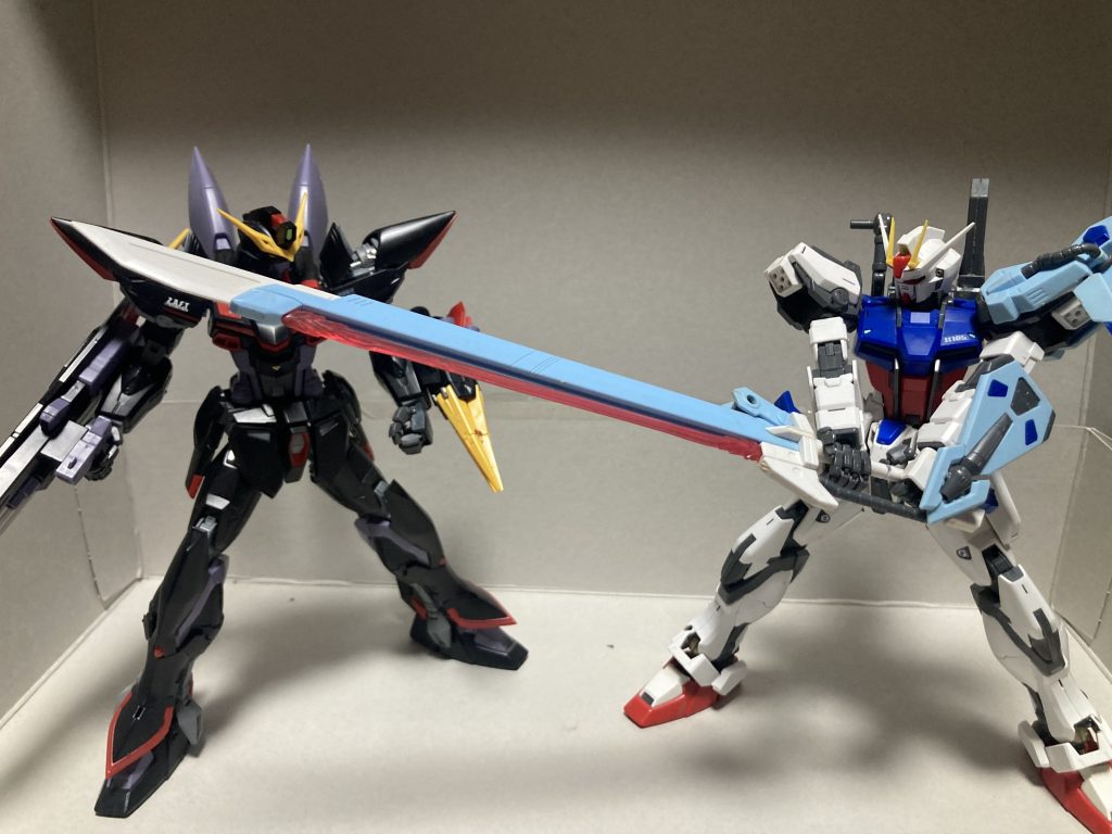 舞台は狭いですがやっぱりソードストライクと2ショットが欲しかったので^_^