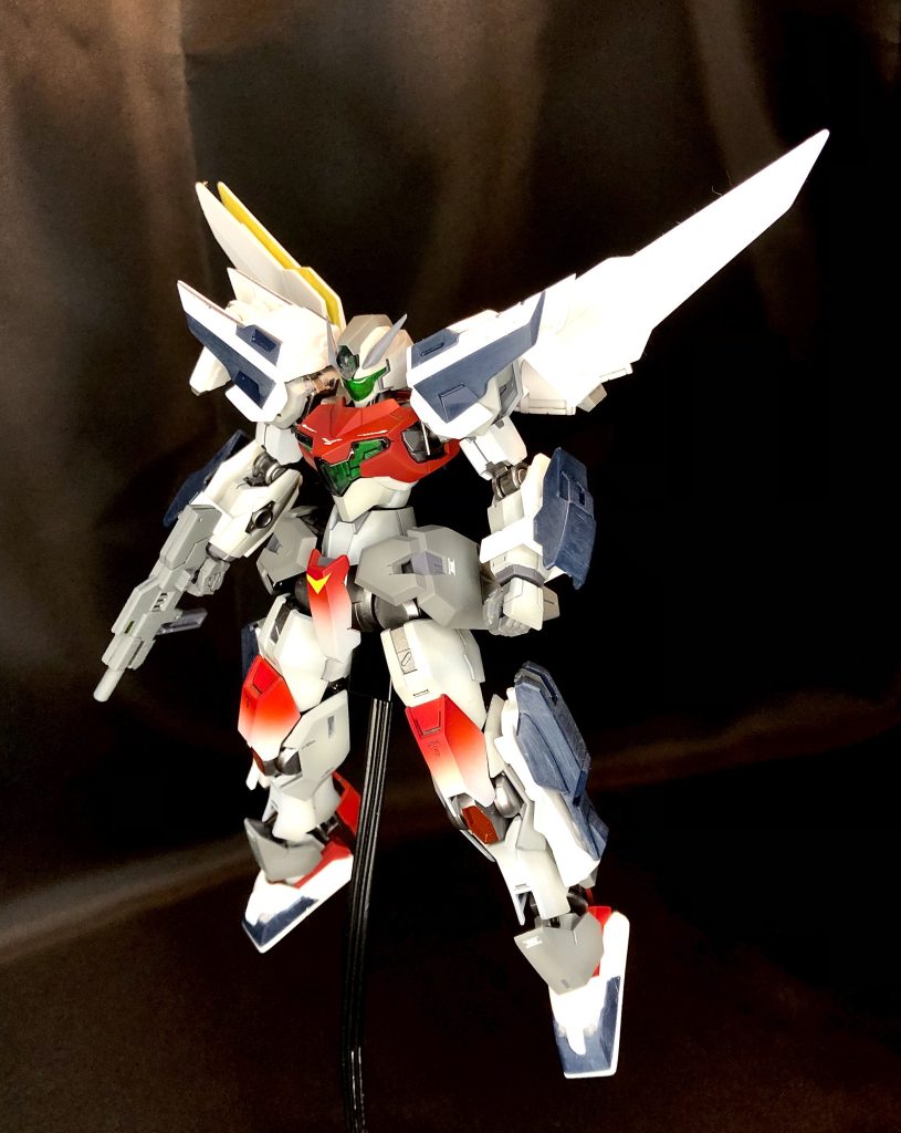 ダブルエックスのパーツを調整しながら作っている最中の写真です。