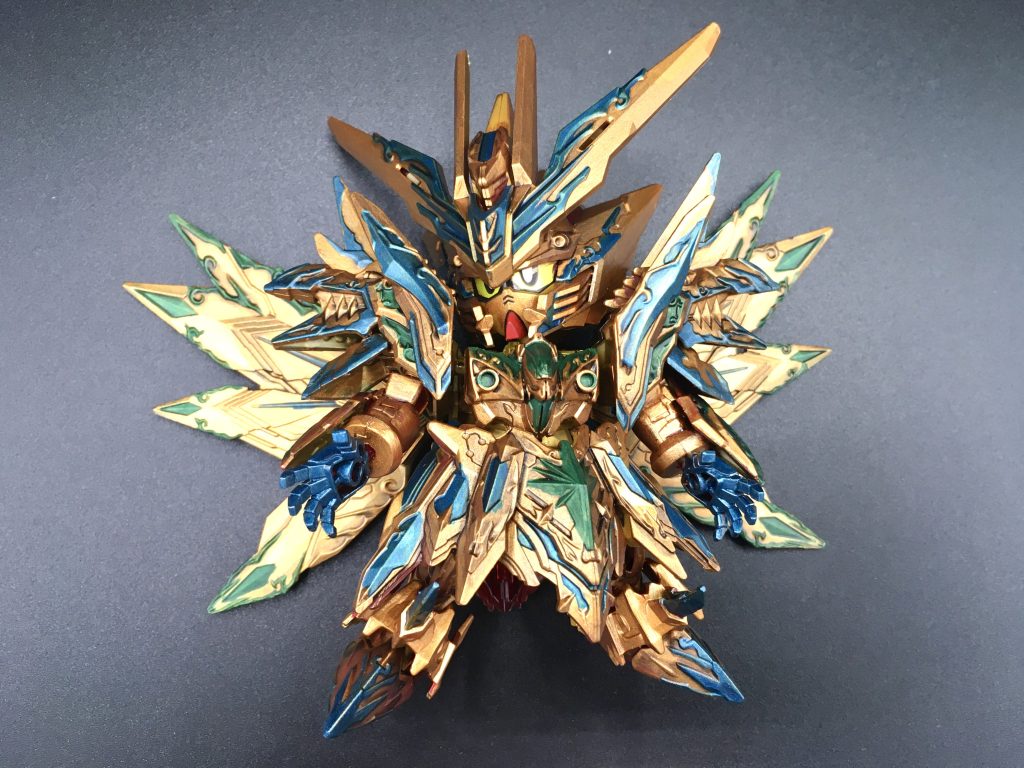 全体をなんとなくカラーバランスを考えながら、塗って仕上げた状態です。ここでやめる時もありますが、ここからさらに塗りたくなってしまいます。