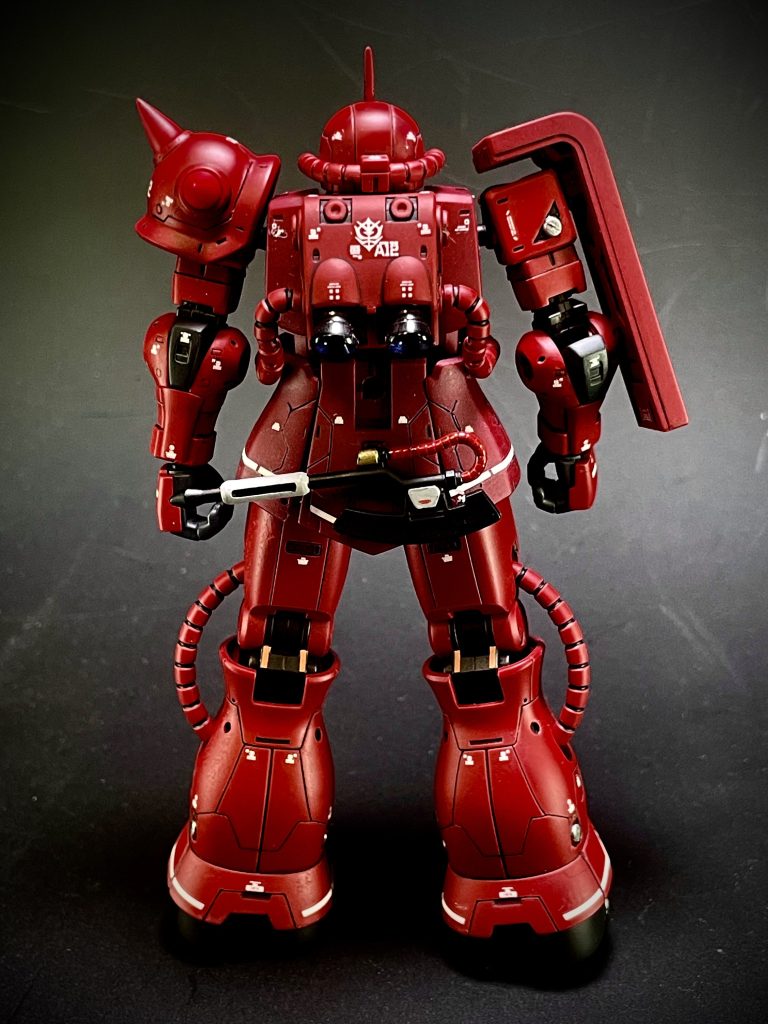 バックショット筋彫りを基に差し色入れてます。