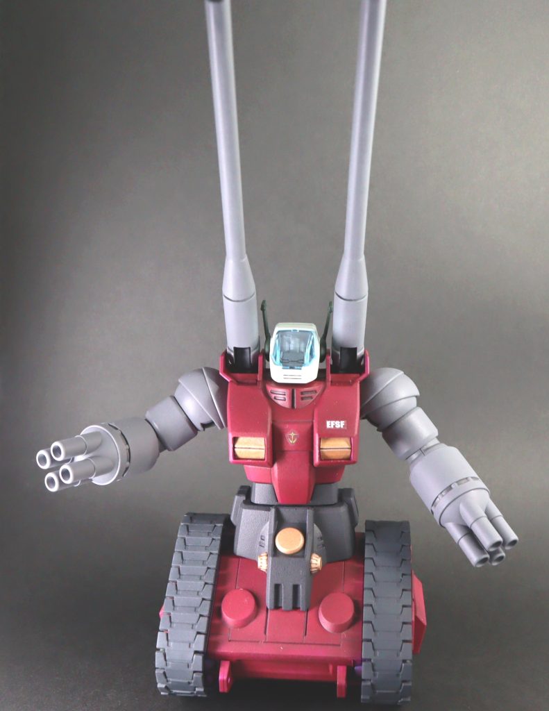 塗装作品 No.11　HGUC 1/144 RX-75 ガンタンク エリュトロン『機動戦士ガンダム』–2枚目/制作者：茶雪bravely