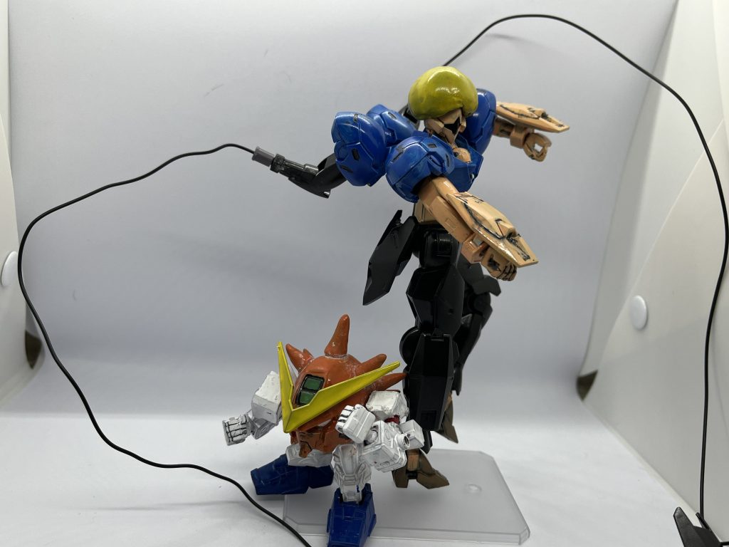 最後まで観てくださりありがとうございます！最後はあの有名な二人の決めポーズで締めてみました！次は天の助を作成する予定です。