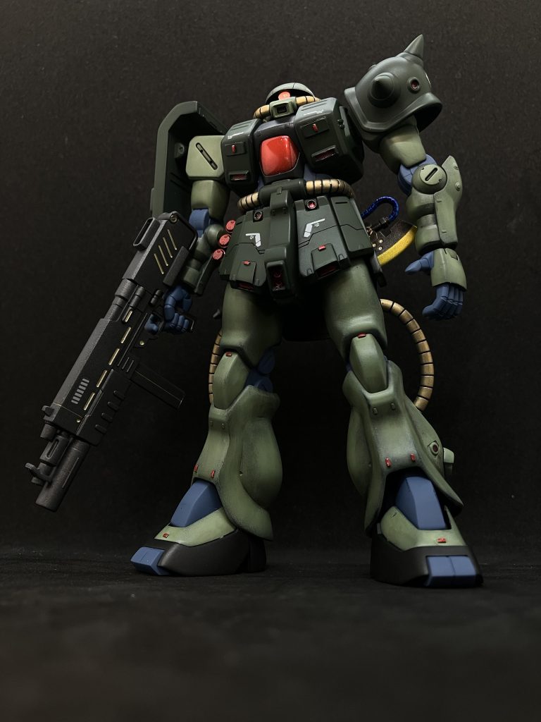 いつも通りです。スジ彫り プラ板工作 全塗装