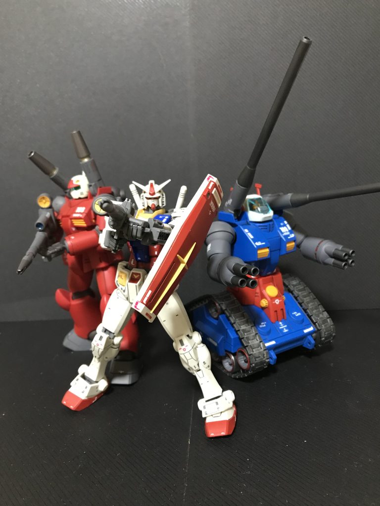 完成当時写真7。ホワイトベース隊!!