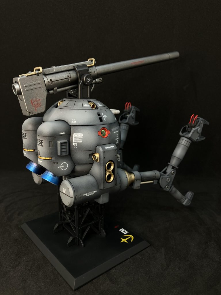 全体的に黒立ち上げのグラデーション塗装にしました。