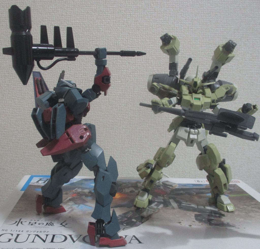 せっかくなので、敵機体と対決。まずはバティン(鉄血版デミバーディング)に襲い掛かるバラム。