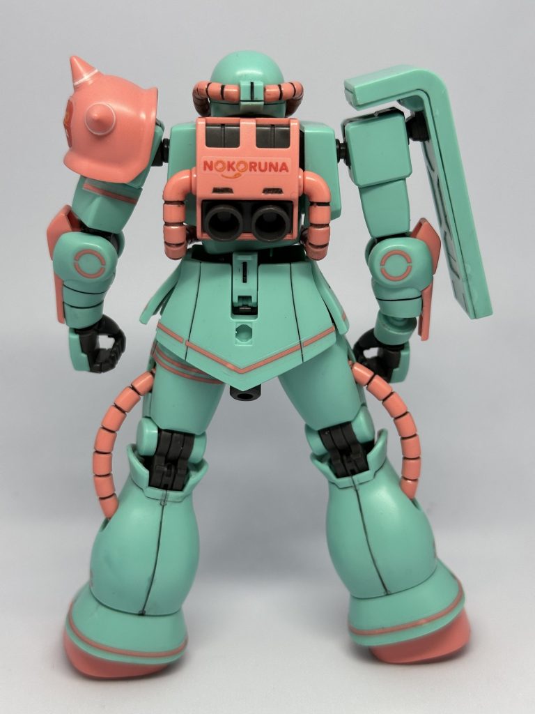 バックパックにもNOKORUNA。