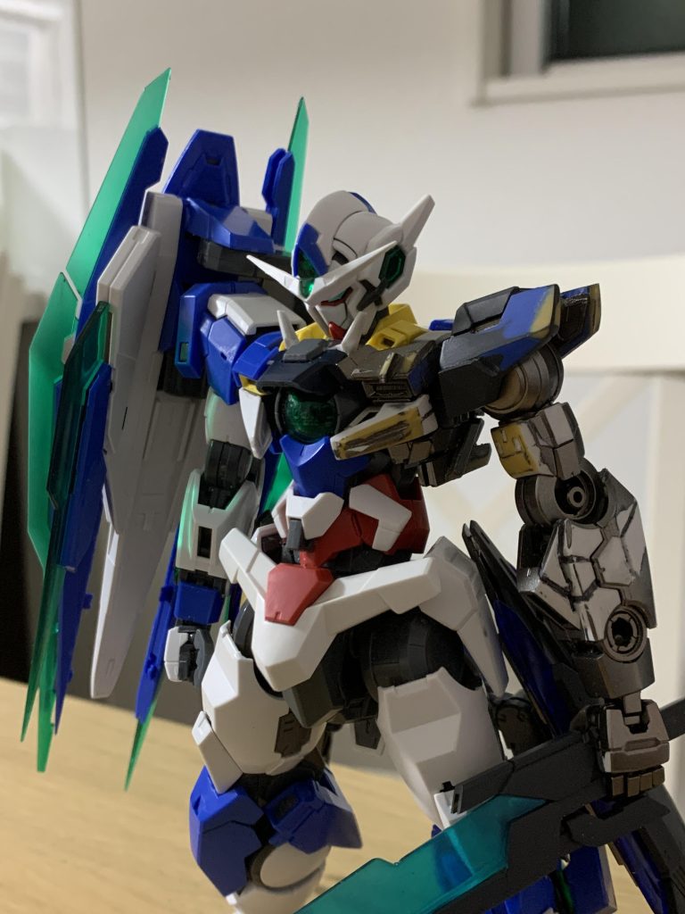 腕は掘り込んでそれっぽくしました