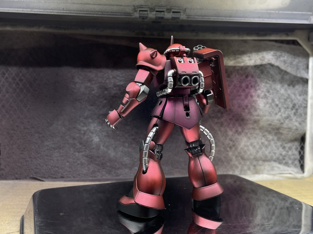 動力パイプはシルバーにしてみました