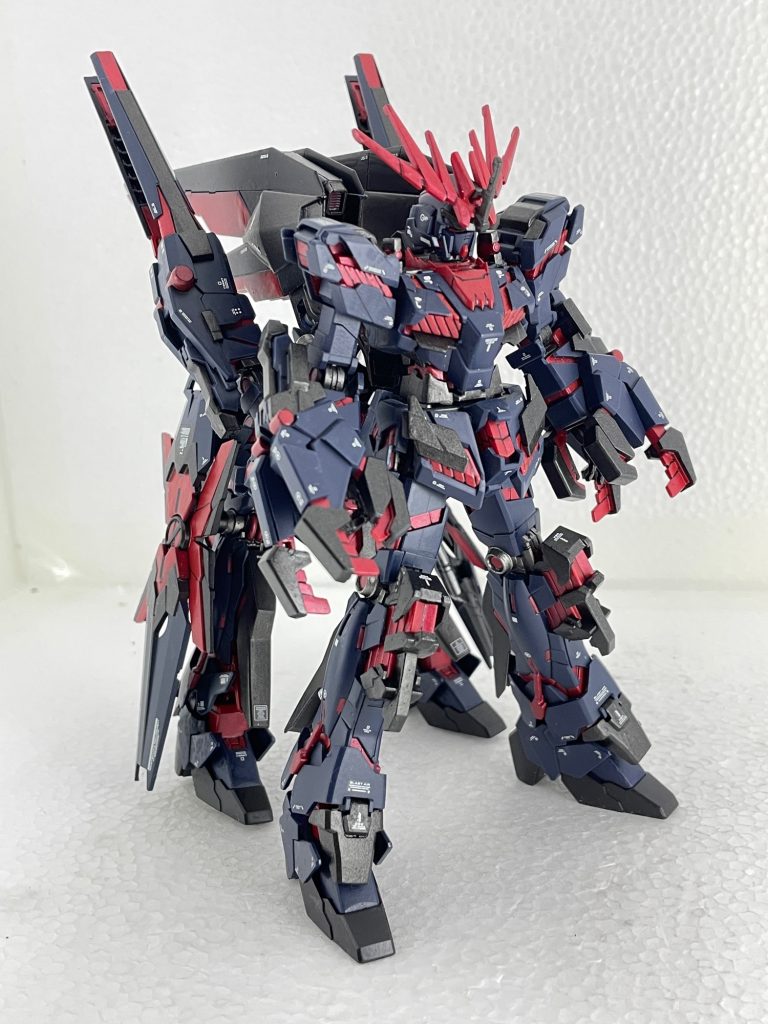 墨入れ、デカール、トップコート、汚し前。各部の納まりが奇跡的にはまりました。