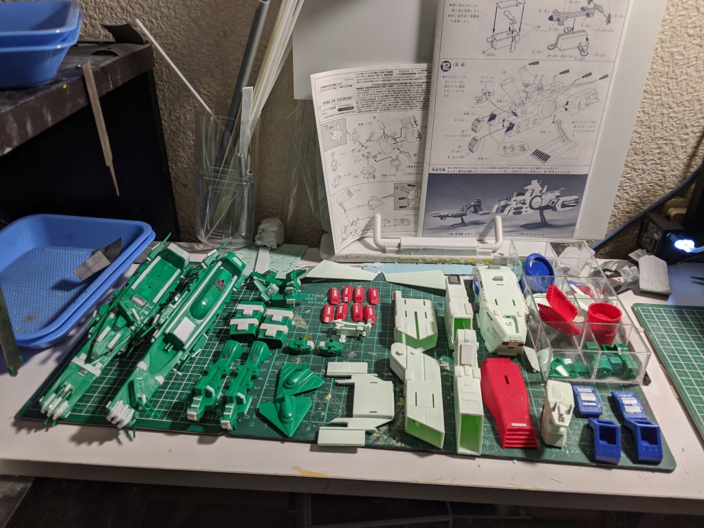 さすがに二隻になると凸凹を増やしてもそこまで苦行ではなかったです。最後まで見ていただいてありがとうございます。