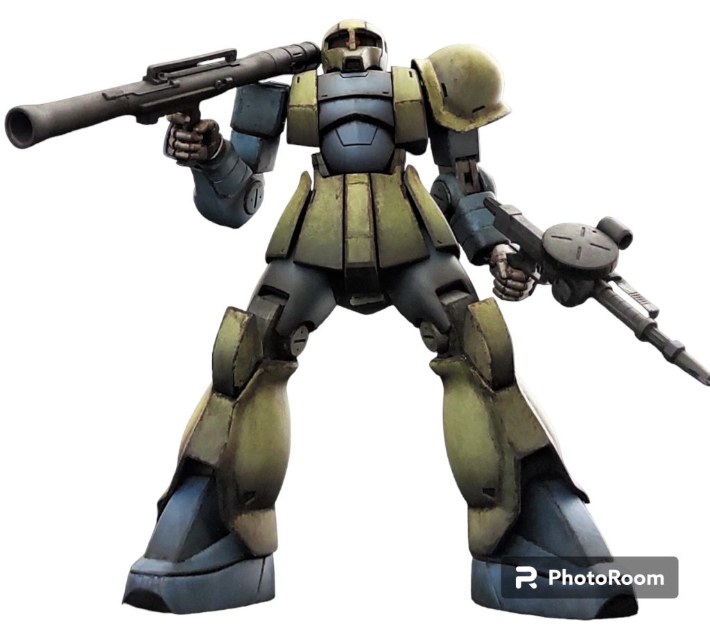 ファ－ストガンダム世代では旧ザクの愛称で親しまれており、人気も高かった機体です　リアルタイムでめくりあい宇宙の映画を映画館で観ていた時、チラッと出たらおお~と歓声があがる程でした