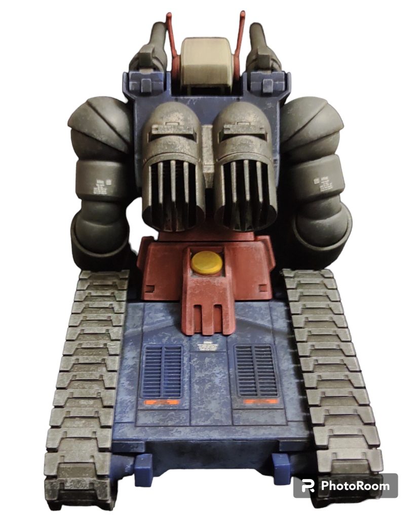 仕上げに艶消しトップコートを吹いて完成させてます　通常クレオスのウェザリングカラ－でウェザリングする事が多いですがこれでも表現できました　少し単調になりますが・・・