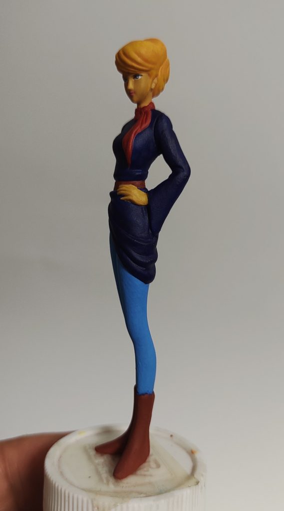 このサイズであれば影を入れたり濃淡を付けたりが可能となってきますのでフィギュア専門の方々には太刀打ちできなくなってきます