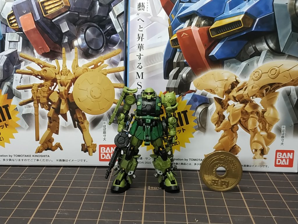 ランナーごと黒サフを吹いてアクリルガッシュとシタデルカラーで筆塗りしてみました。何とか冬休み中に完成させる事が出来ました～