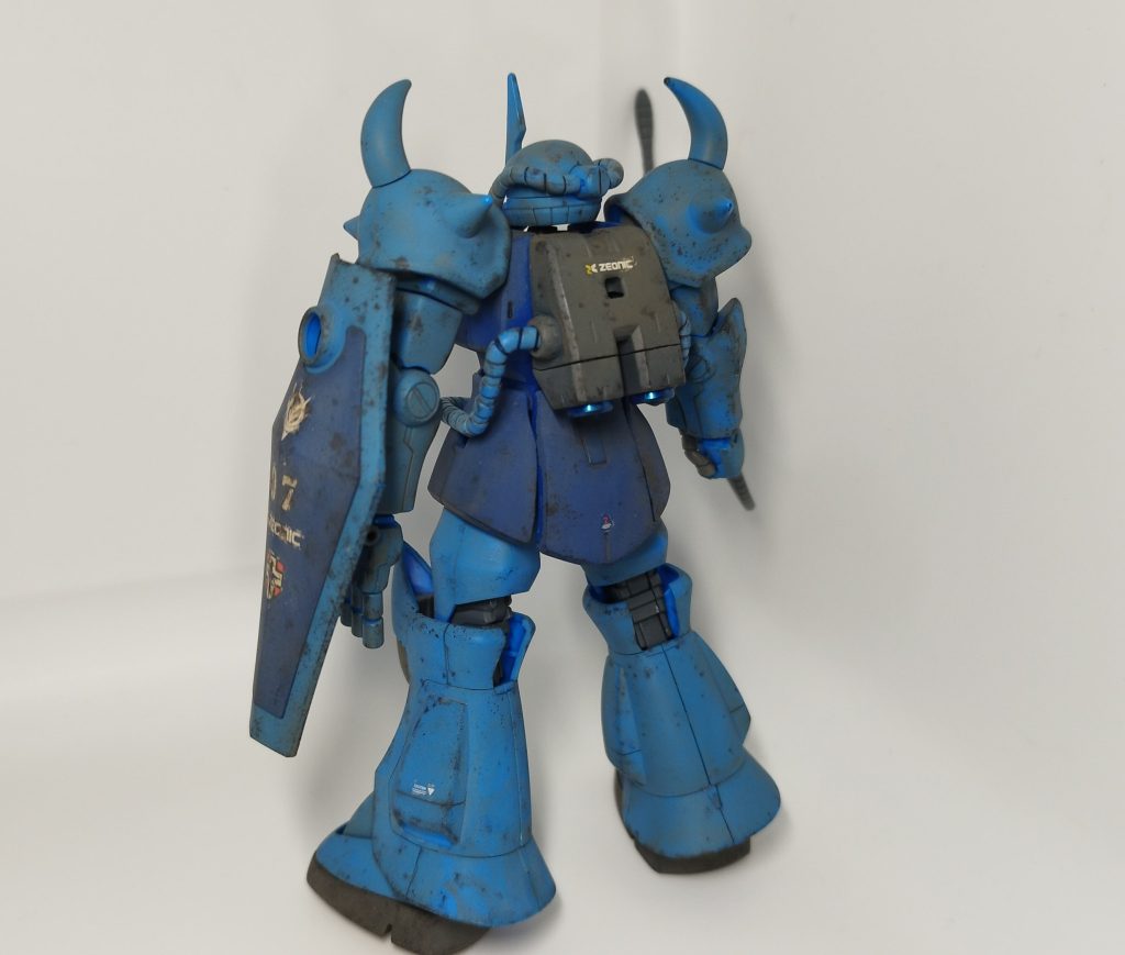 バック　スラスターだけメタリックブルーにしてみた