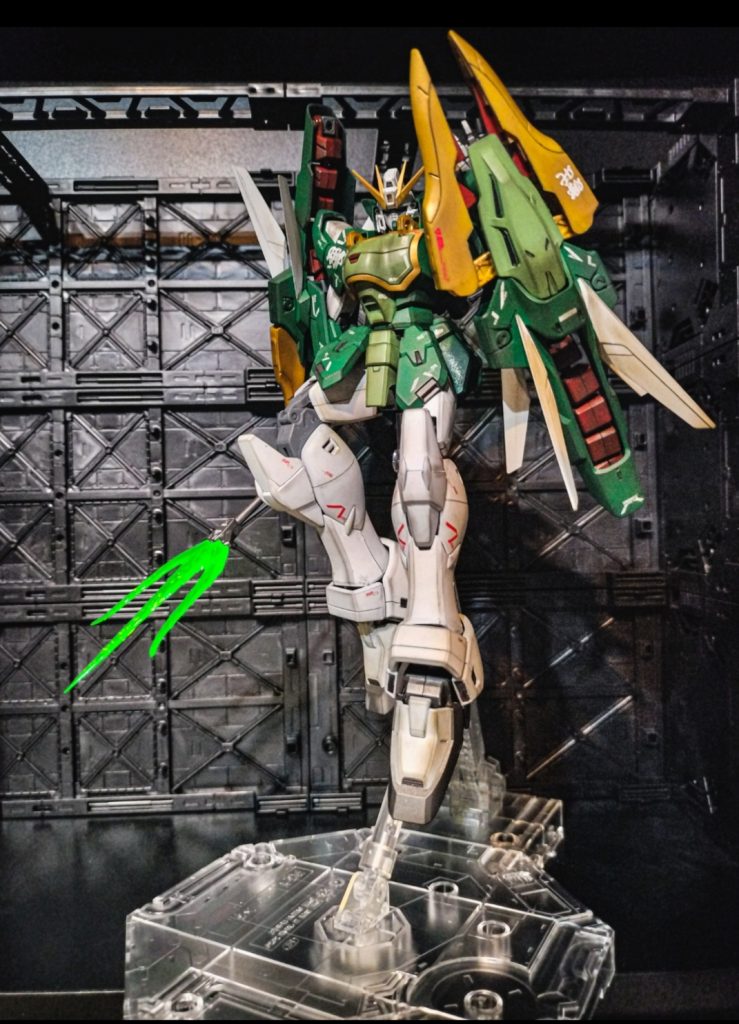 平手を使ってかかって来なさい的なポージング