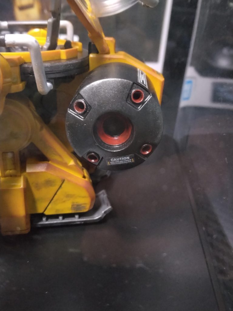 バーニア部分も塗装！