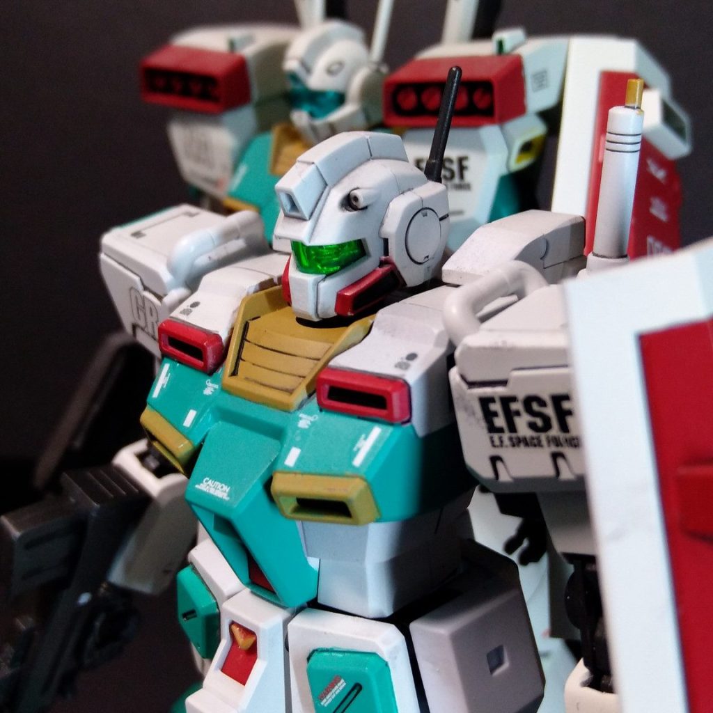 HGUC パワードジム 全塗装｜ふぁぶりかさんのガンプラ作品｜GUNSTA（ガンスタ）