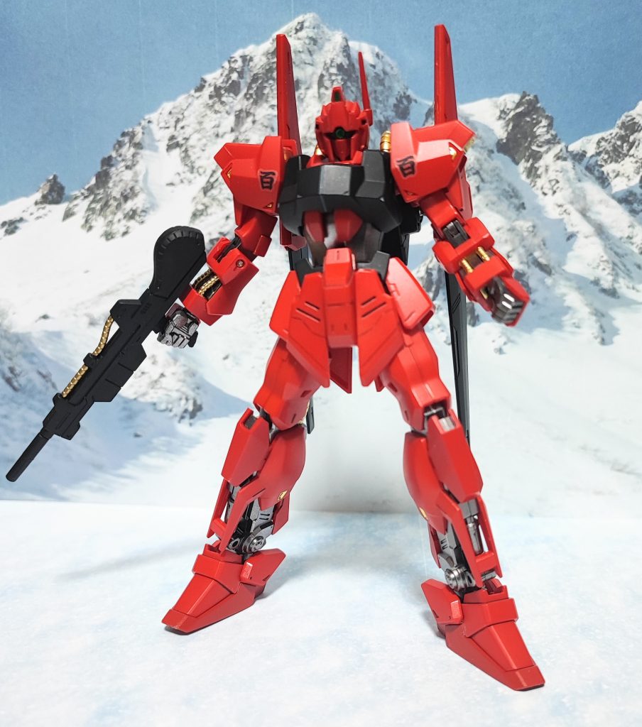 【作品について】今回も水性ホビーカラーの全塗装で製作しました、ディジェを作成したときからこのカラーリングで作ることは予定していたので、イメージ通りに出来て満足です!頭のモノアイ化の改修は割と無理やりですがなんとか再現できたので及第点。あとは地味にフロントスカートなどでスジ彫りを入れてみました。不器用ながらも着々といろいろなことが出来るようになってきてプラモ沼から抜け出せなくなってきています(笑)こちらの機体についてコメントいただけますと幸いです!