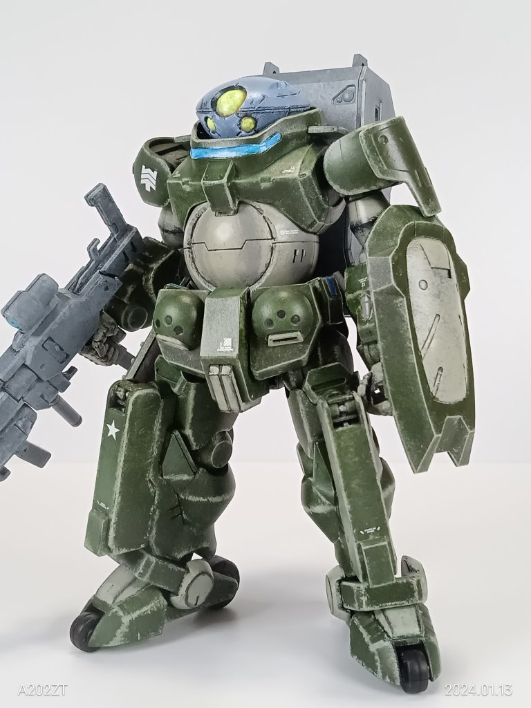 グリモア国連PKO部隊ベレーショルダーはグリーンのまま一時期、自衛隊もよくアチコチ行っていた国連PKO部隊のイメージのヘッドにしました。