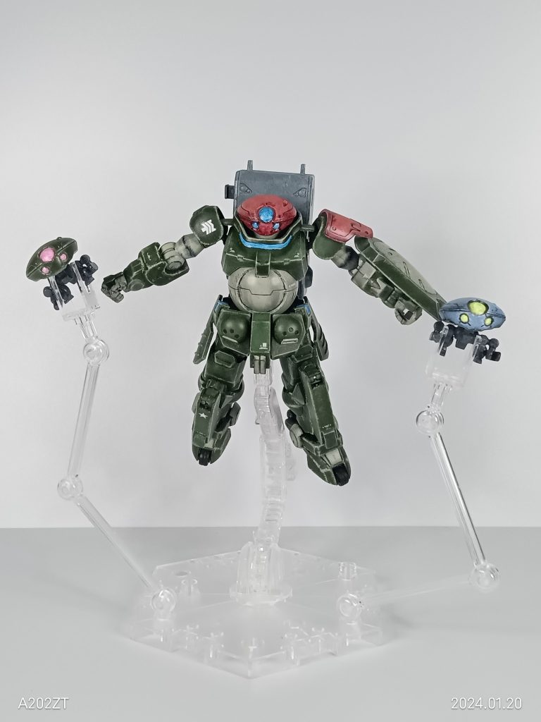 仲良く飛翔ヘッドパーツが単独のメカになるのが好きです