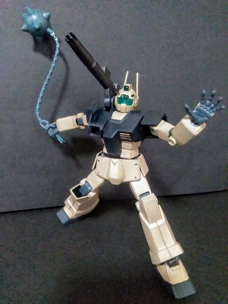 格闘❓戦だってコナシチャう🎵😍🎵 『ガンダム・ハンマー』をブン廻す❗🤣🤣『EGガンダム』に付属のコレはホント重宝 致します😤