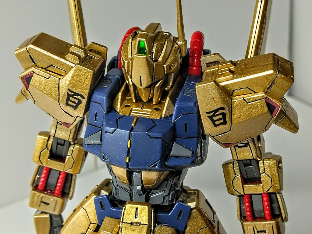 百式の水転写式デカールが無かったのでキットのを使いました。