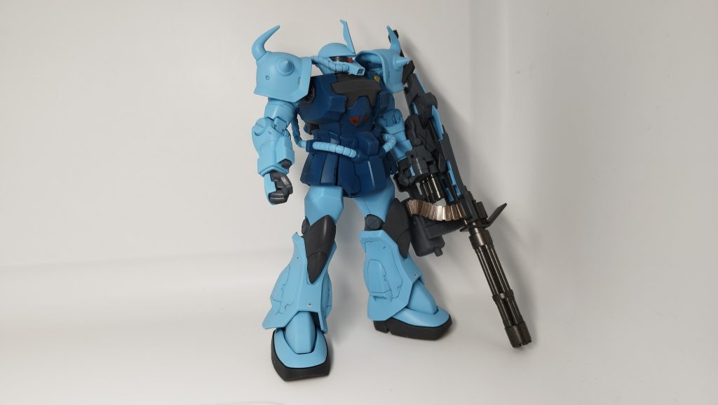 普通に組んで墨入してデカールチョイ部分塗装