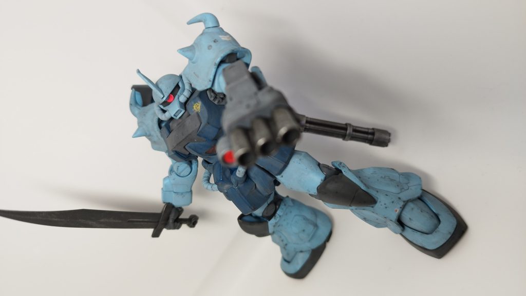 今回のウェザリングはグレー系を使用しました