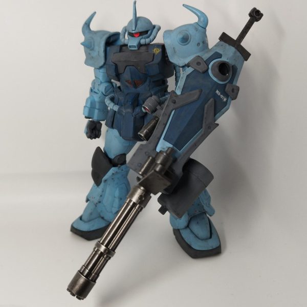 グフカスタム　ウェザリング2作品目になります。