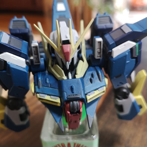 閲覧ありがとうございます！先日のガンダムリントヴルムの続きです!だいぶ、忙しい日が続き、久々の更新です本人も忘れていましたが、全然進んでないッ？腕と背面のバーニアパックの色塗りができました。まだまだ先は長いですが、地道にやっていきます今日はここまでです（2枚目）