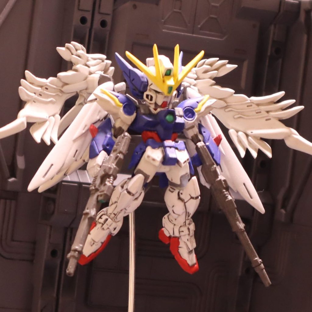 ガンダムコンバージ　ウイングガンダムゼロカスタム　改造品 ウイングガンダムゼロカスタム（コンバージ）｜tytaniaIIIさんの