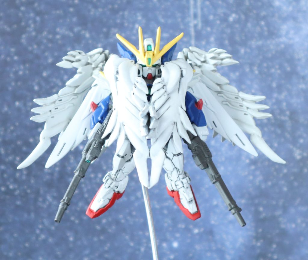 翼を２個分使用しています（WWガンダムゼロカスタム）