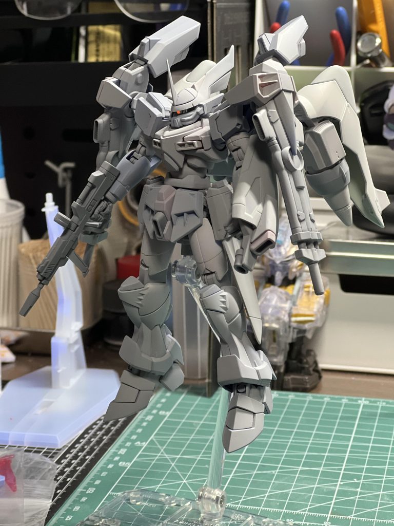 サフ吹いた後。サフ吹くと一気に作品がまとまる感あって好きです