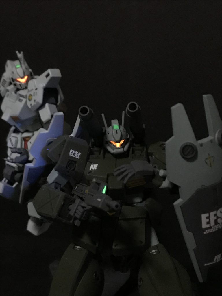 ジムカスタムとの2ショット