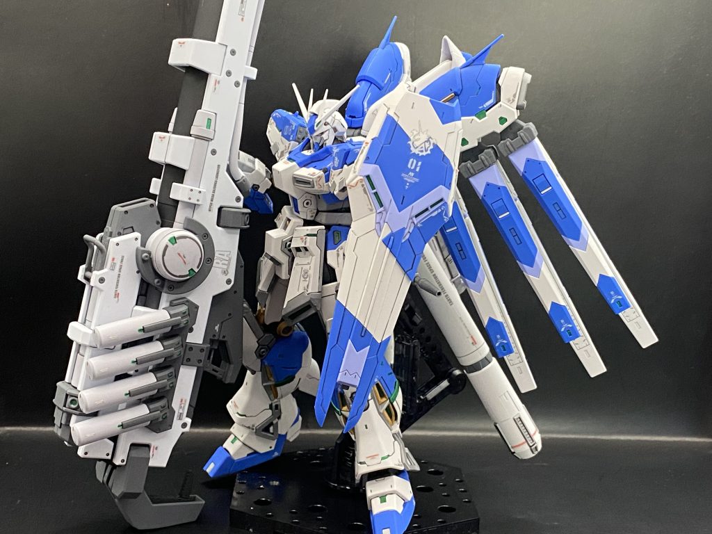 RG Hi-νガンダム ハイパー・メガ・バズーカ・ランチャー装備–2枚目/制作者:萌木原あるく
