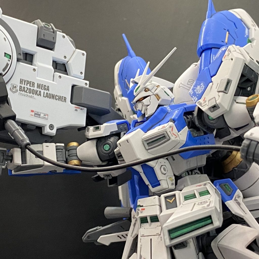 RG Hi-νガンダム ハイパー・メガ・バズーカ・ランチャー装備｜萌木原あるくさんのガンプラ作品｜GUNSTA（ガンスタ）