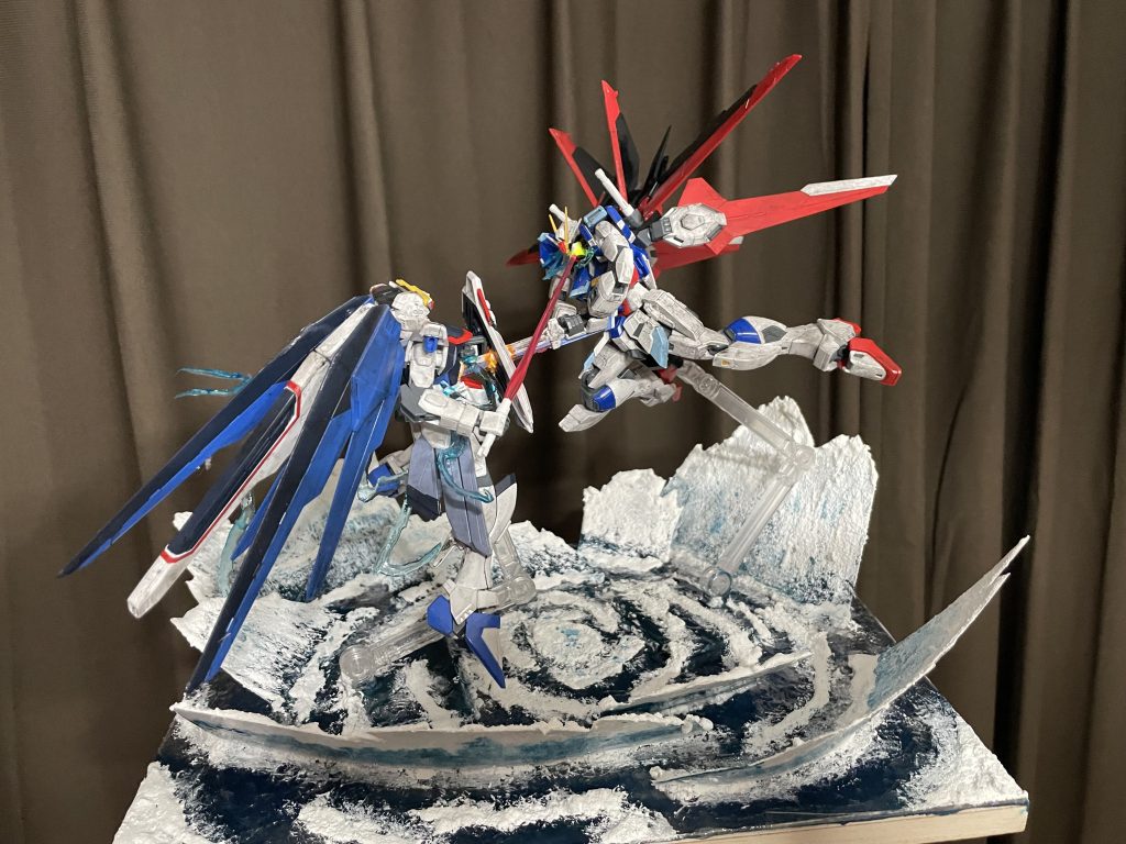 あ〜フォトスタジオほしい〜台座頑張りました。背景追加しようか迷ってます。