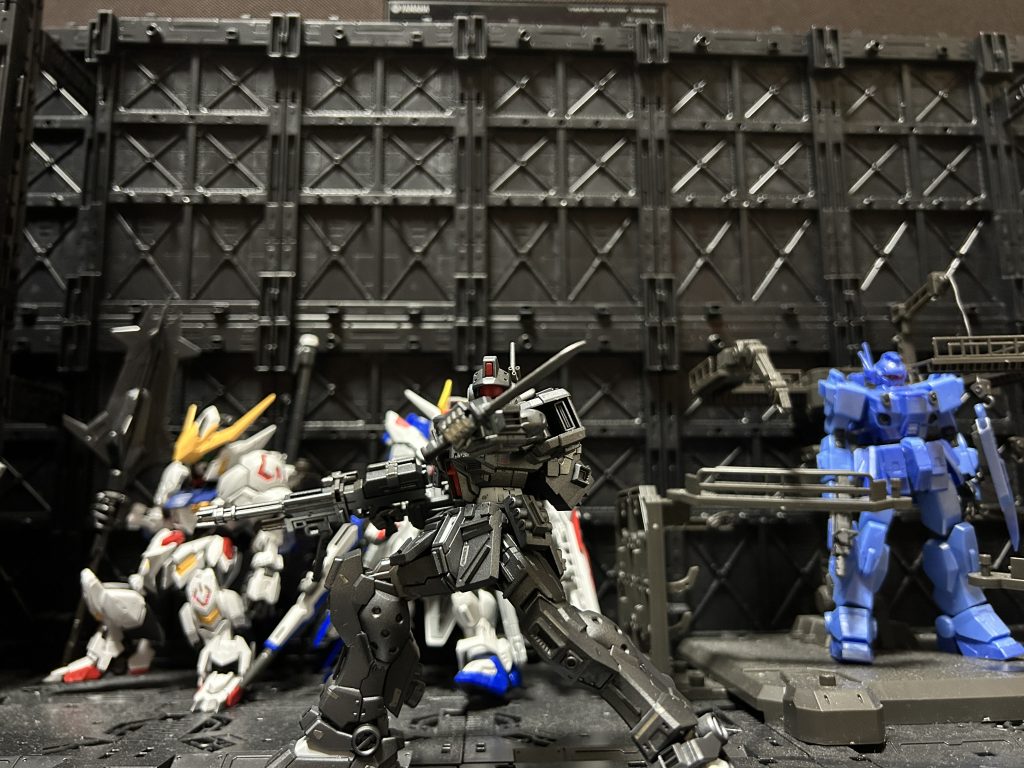 フリーダムの頭部が見えてない。